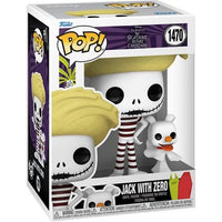 The Nightmare Before Christmas Jack with Zero (Beach) Funko Pop! Vinyl Figure and Buddy #1470