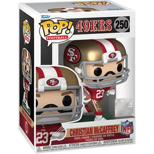 NFL 49ers Christian McCaffrey Funko Pop! Vinyl Figure #250