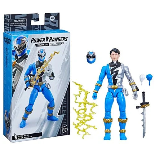 Power Rangers Lightning Collection Dino Fury Blue Ranger 6-Inch Action Figure