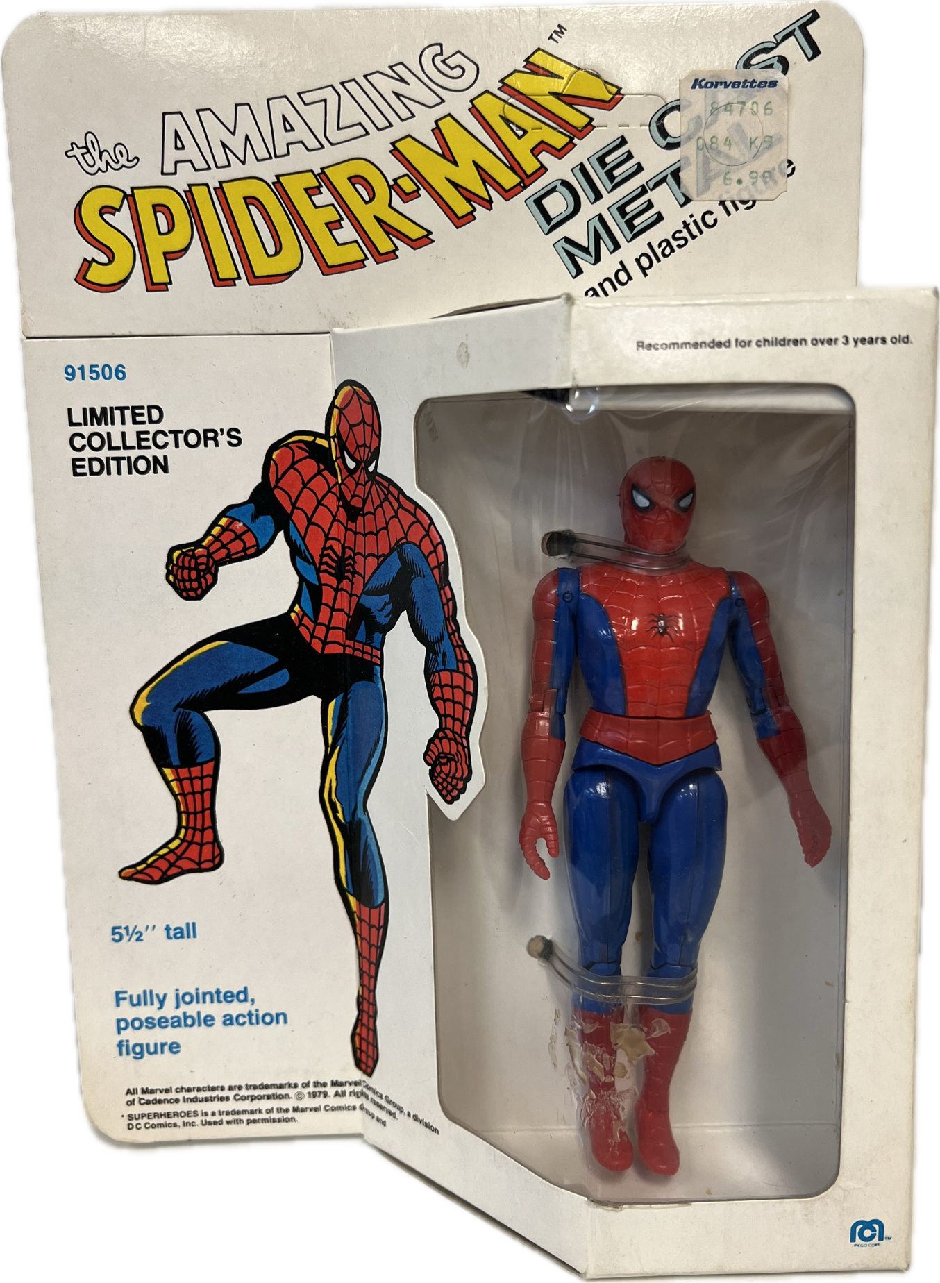 Amazing Spider-Man Diecast Metal Action Figure