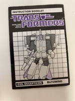 Transformers G1 Blitzwing 1985