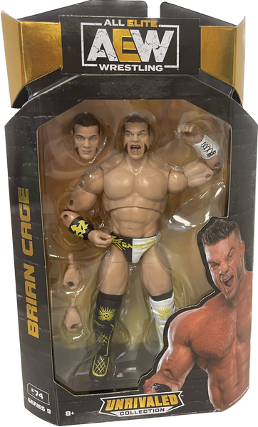 AEW Unrivaled Collection Series 9 #74 Brian Cage Figure