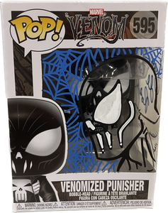 Pop! Venom Venomized Punisher #595 Vinyl Figure w/ Sam De La Rosa Sketch Signed