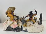 Dynamic Forces Wolverine Vs. Sabretooth Complete Diorama Statue Set