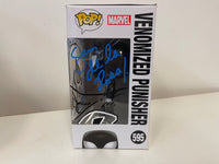 Pop! Venom Venomized Punisher #595 Vinyl Figure w/ Sam De La Rosa Sketch Signed