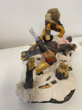 Dynamic Forces Wolverine Vs. Sabretooth Complete Diorama Statue Set