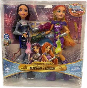 DC Super Hero Girls Intergalactic Sisters Blackfire & Starfire Figure Set