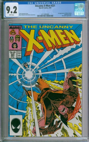 Uncanny X-Men #221 CGC 9.2 1st Appearance Of Mr Sinister