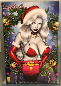 LADY DEATH:  HOLIDAZE #1 NAUGHTY HOLIDAY CHEER EDITION  Limited Edition 77/125!