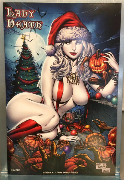 LADY DEATH:  HOLIDAZE #1 MIKE DEBALFO EDITION  Limited Edition 65/200!