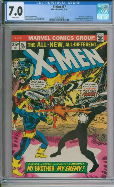 X-Men #97 CGC 7.0 1st Appearance Of Lilandra