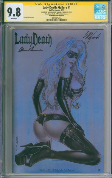 Lady Death: Gallery #1 CGC Signature Series 9.0 Moore & Pulido