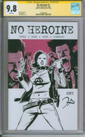 No Heroine #1 CGC Signature Series 9.8 Signed By Frank Gogol