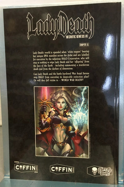 Lady Death: NECROTIC GENESIS #1 – NAUGHTY EDITION - SUN KHAMUNAKI