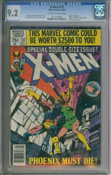 X-Men #137 CGC 9.2 "Death" Of Phoenix