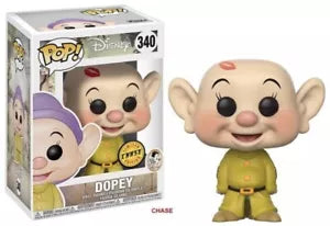 Snow White and the Seven Dwarfs Dopey Pop! Vinyl Figure #340 CHASE