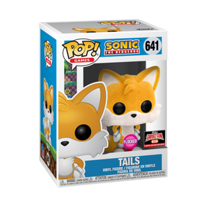 Pop Sonic The Hedgehog 641 Tails Flocked Target Con 2021