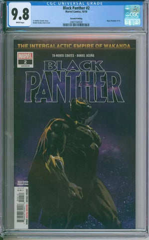 Black Panther #2 CGC 9.8 Second Printing (B)