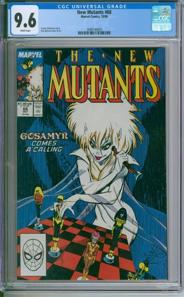 New Mutants #68 CGC 9.6 1988