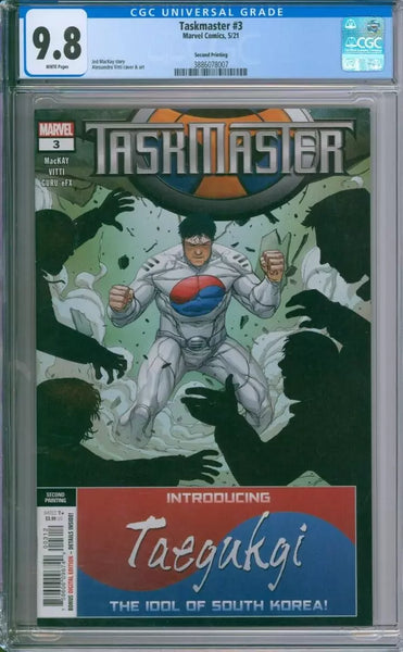 Taskmaster #3 CGC 9.8 Second Printing (1a)