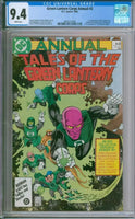 Green Lantern Corps Annual #2 CGC 9.4 1st App. Qull, Sodam Yat