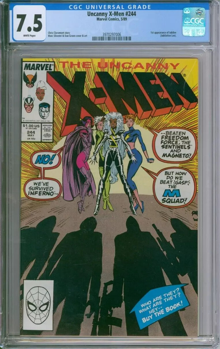 X-men cgc 7.5 hot