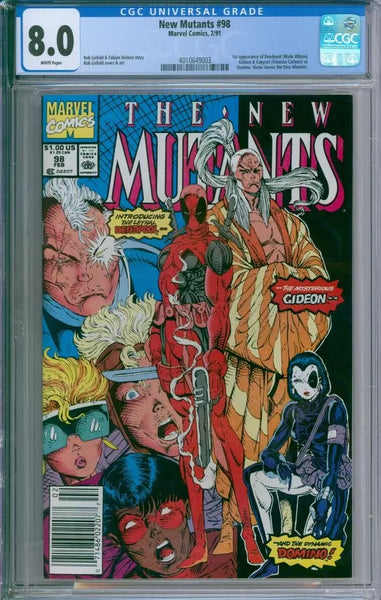 New Mutant #98 CGC 8.0