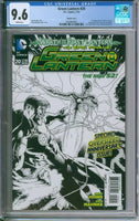 New 52 Green Lantern #20 CGC 9.6 Sketch Cover