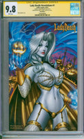 Lady Death: Revelations #1 CGC 9.8 Signed By Mike Debalfo Gold Ed.