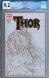 Thor #1 CGC 9.2 3rd Printing Sketch Cover