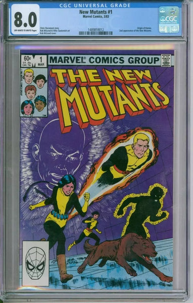 The New Mutants #1 CGC 8.0