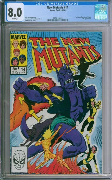 The New Mutants #14 CGC 8.0 1st Illyana Rasputin As Magik