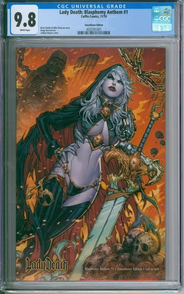 Lady Death: Blasphemy Anthem #1 CGC 9.8 Executioner Edition