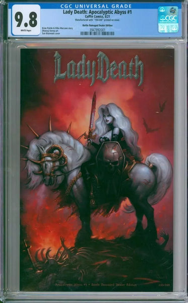 Lady Death: Apocalyptic Abyss #1 CGC 9.8 Dealer Edition