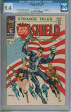 Strange Tales #167 CGC 9.4 Flag Cover