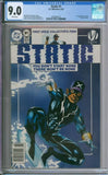 Static #1 CGC 9.0 1st Appearance Of Static