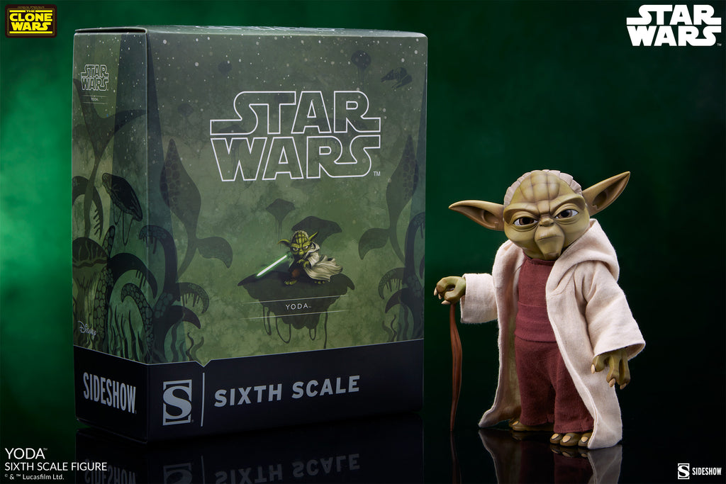 Star Wars Clone Wars Yoda Sixth Scale Figure – Big Ben's Comix Oasis