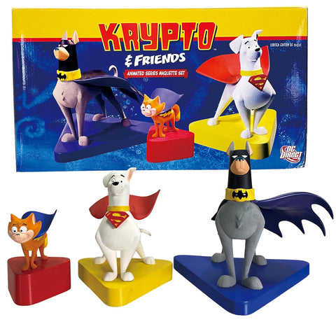 Krypto And Friends Animated Series Maquette Set