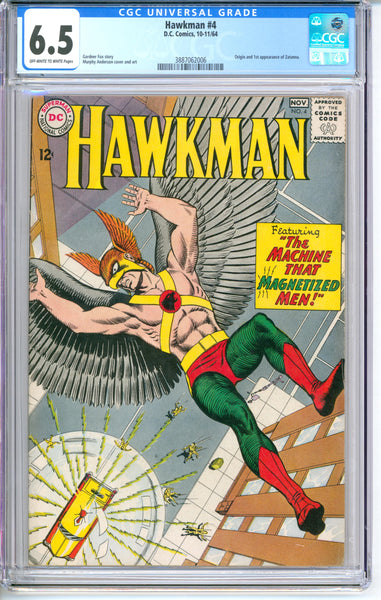 Hawkman #4 CGC 6.5