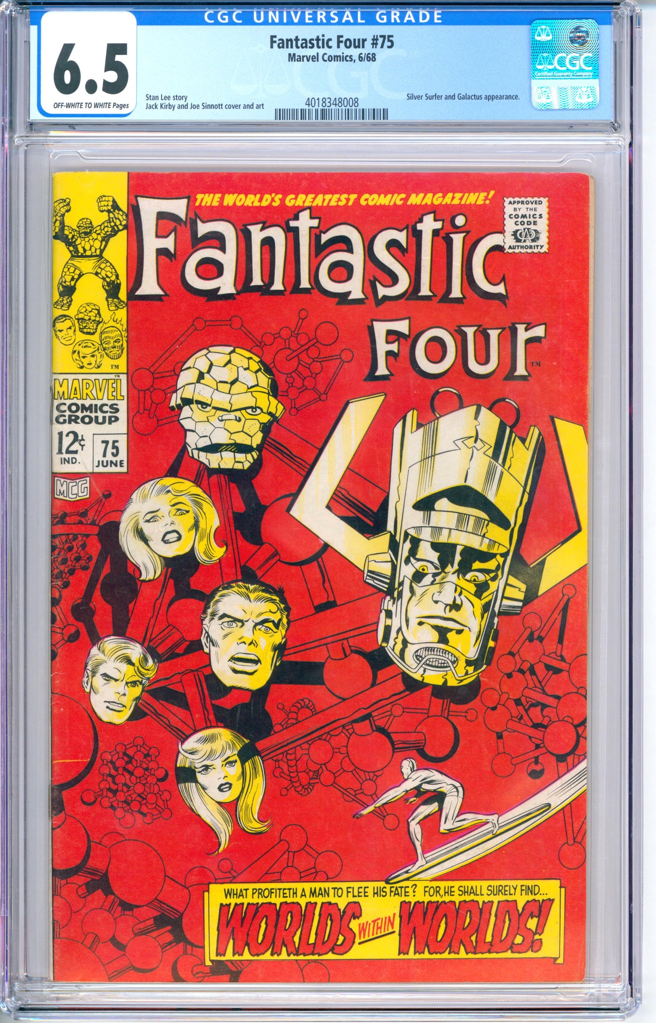 Fantastic Four #75 CGC 6.5