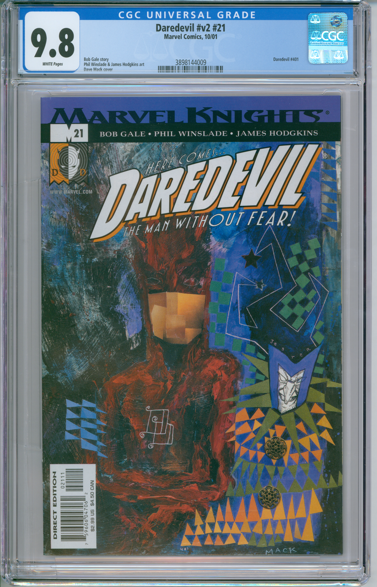 Daredevil #21 V.2 CGC 9.8