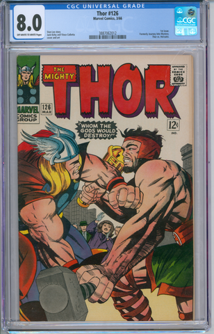 Thor #126 CGC 8.0
