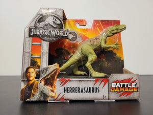 Jurassic World Herrerasaurus Battle Damage