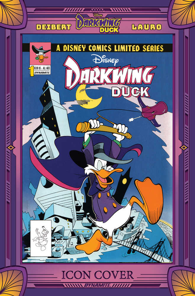 Darkwing Duck #1 Cover H 10 Copy Variant Edition Moore Modern Icon 1991
