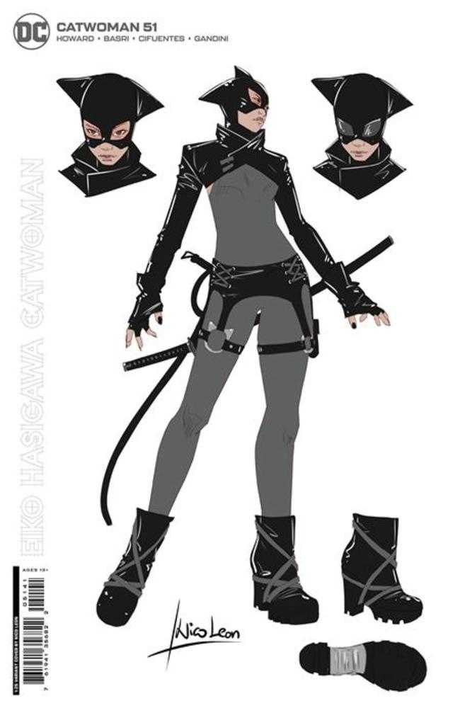 Catwoman #51 Cover D 1 in 25 Nico Leon Card Stock Variant