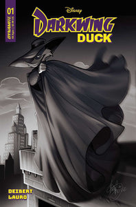 Darkwing Duck #1 Cover Zg 10 Copy Foc Variant Edition Andolfo Black & White