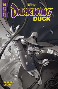 Darkwing Duck #1 Cover Zh 10 Copy Foc Variant Edition Lerix Black & White