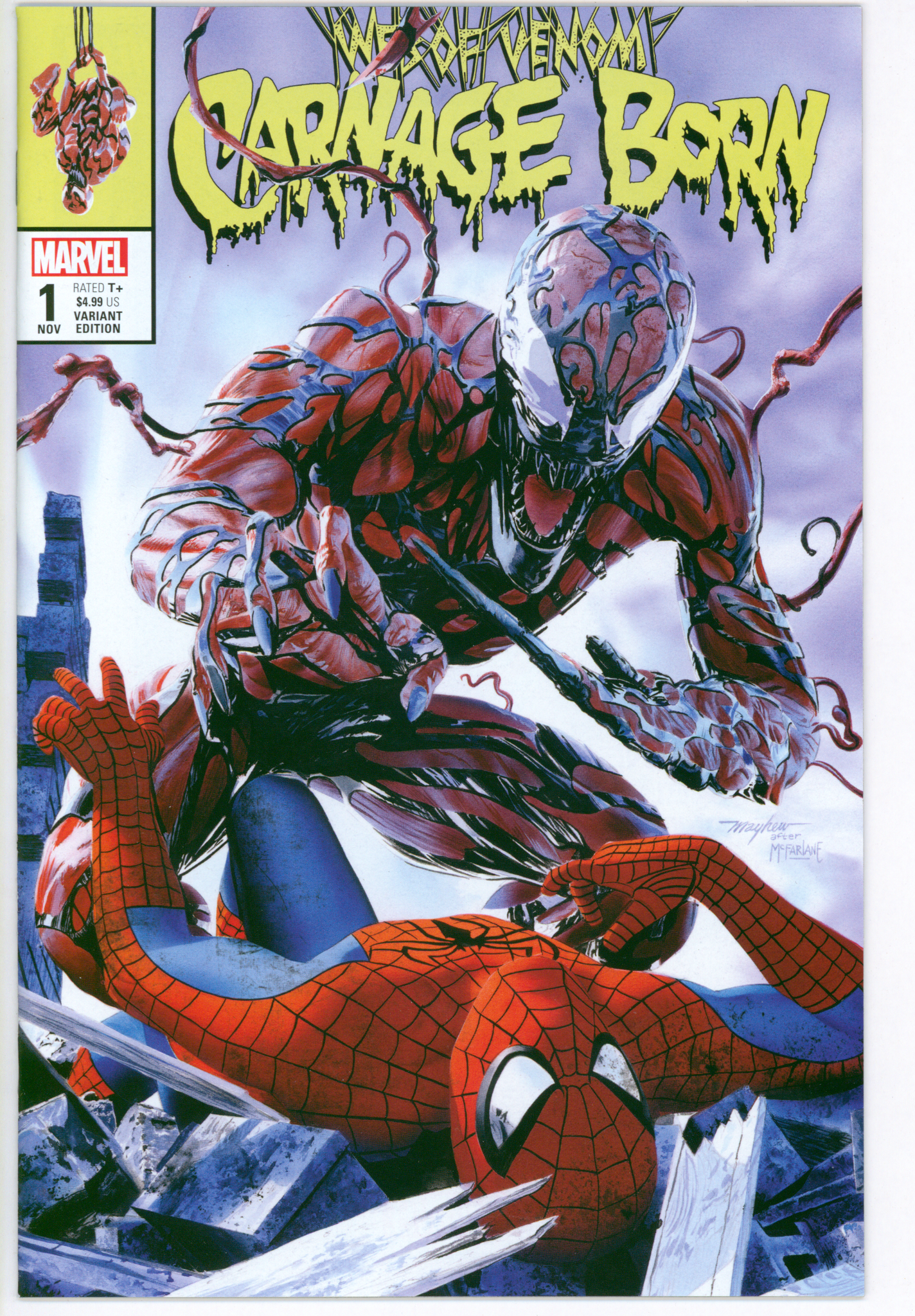 Web of Venom Carnage Born #1 Mayhew Comic Mint Variant