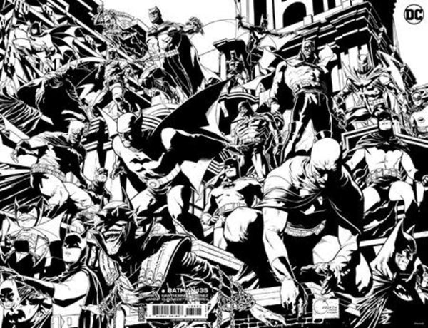 Batman #135 Cover K 1 in 100 Joe Quesada Black & White Wraparound Card Stock Variant (#900)