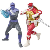 Power Rangers X Teenage Mutant Ninja Turtles Lightning Collection Foot Soldier Tommy and Raphael Red Action Figures